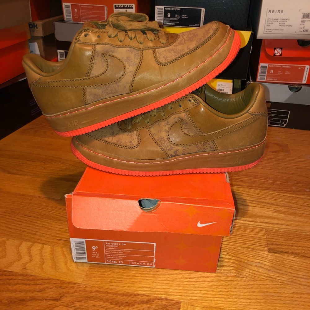 Nike Air Force 1 low inside out